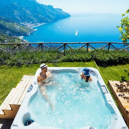 Sea View Villa In Ravello With Lemon Pergola, Gardens And Jacuzzi - Ideal For Elopements Екстериор снимка