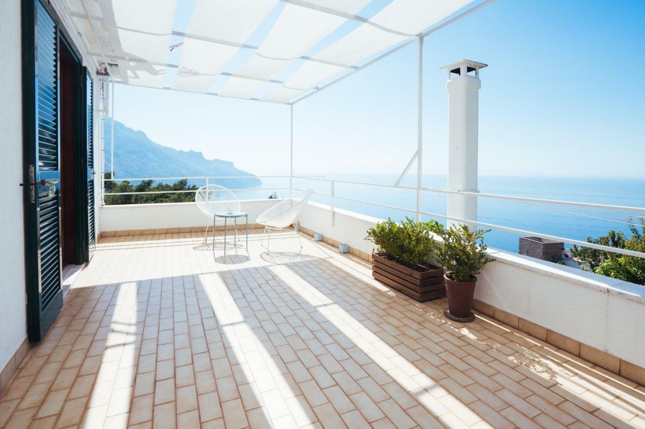 Sea View Villa In Ravello With Lemon Pergola, Gardens And Jacuzzi - Ideal For Elopements Екстериор снимка