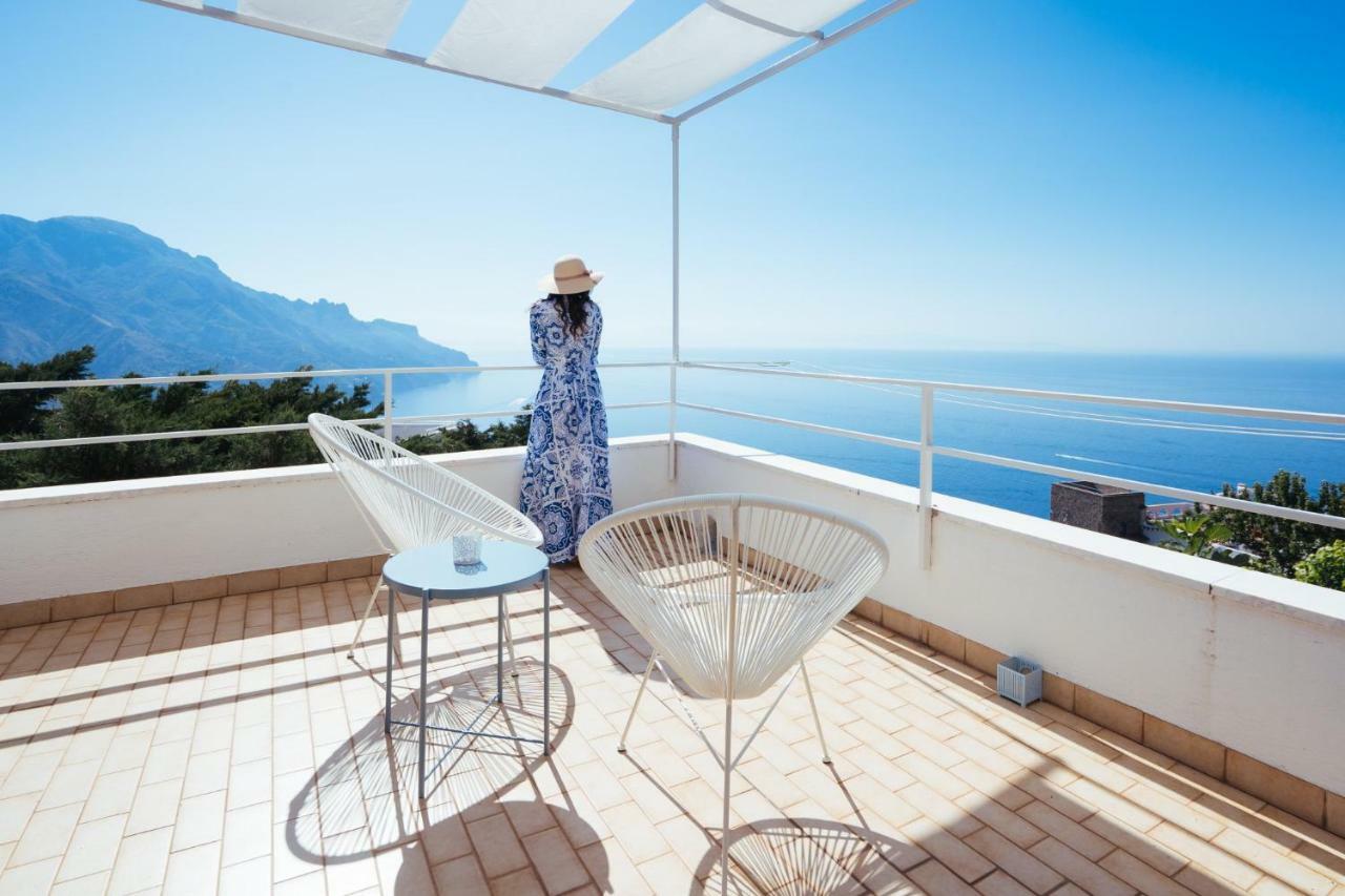 Sea View Villa In Ravello With Lemon Pergola, Gardens And Jacuzzi - Ideal For Elopements Екстериор снимка